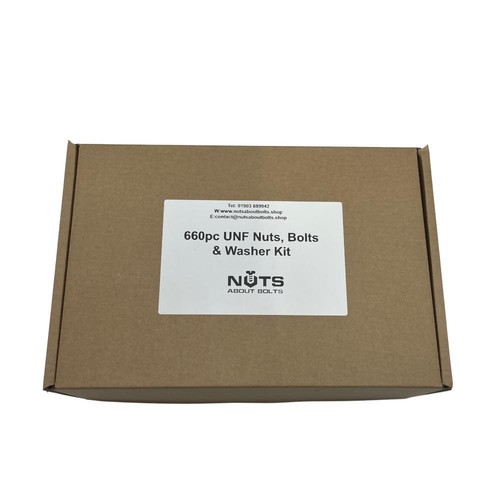 660pc unf bzp nuts bolts - 660pc,
