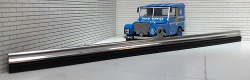 Stainless flat windscreen - stainless,