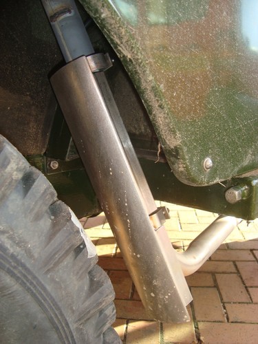 Land rover series exhaust - land,