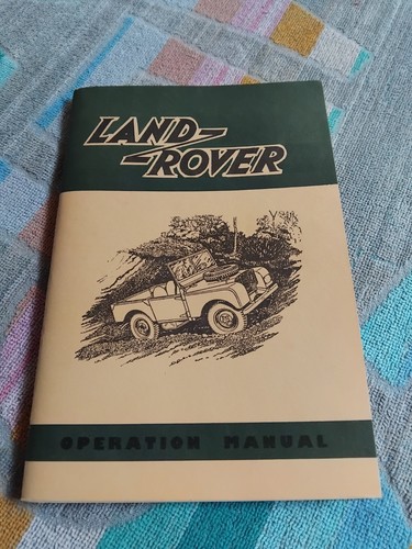 Land rover series operation - series,